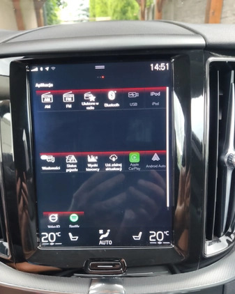 Volvo XC 60 cena 154000 przebieg: 77000, rok produkcji 2018 z Sosnowiec małe 781